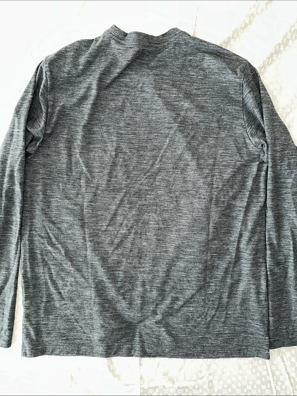 Men’s Hill City merino wool blend long sleeve- L